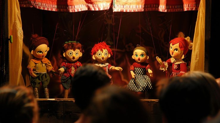 spectacle marionnettes plein air
